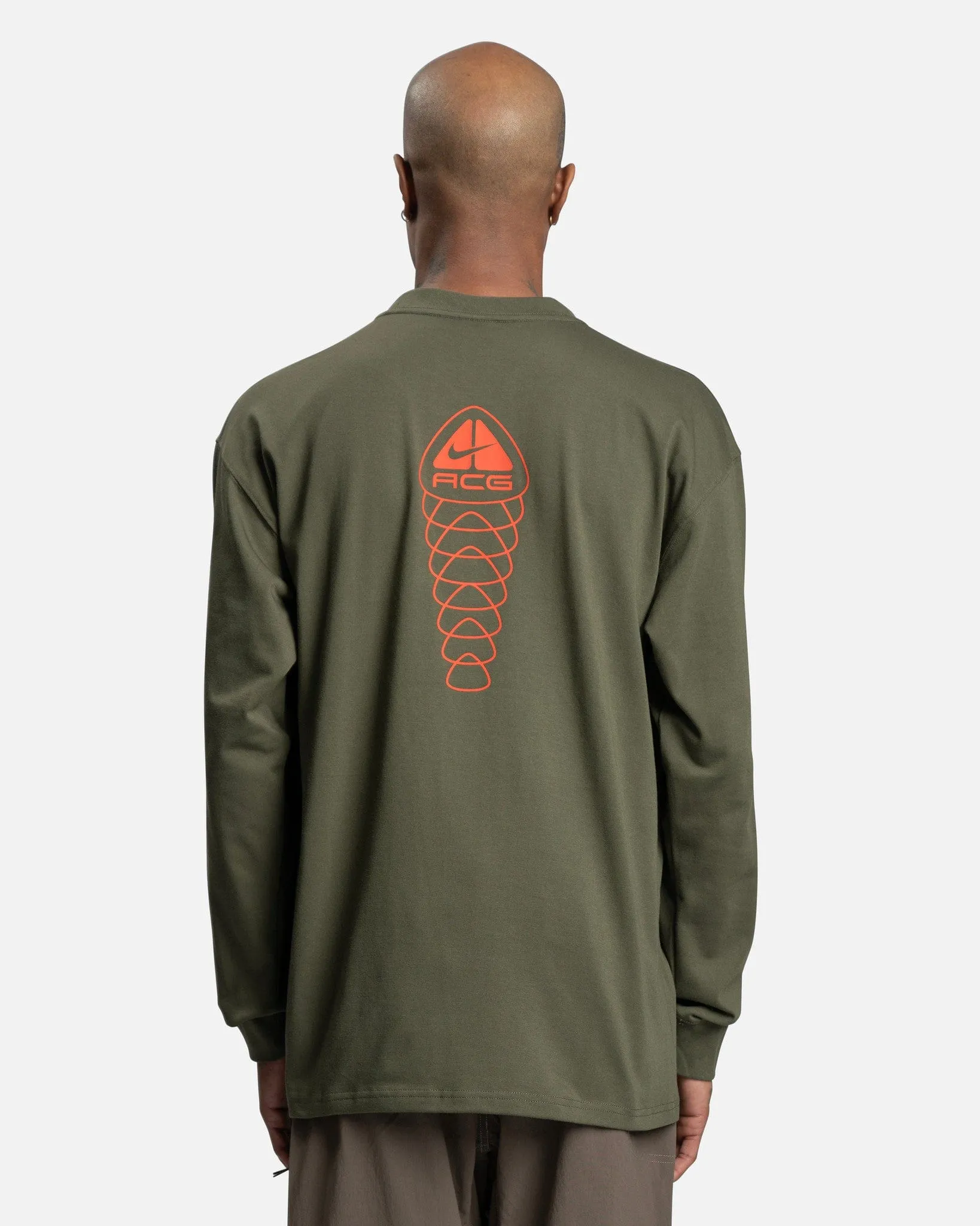 Nike ACG Lungs Long Sleeve T-Shirt in Cargo Khaki