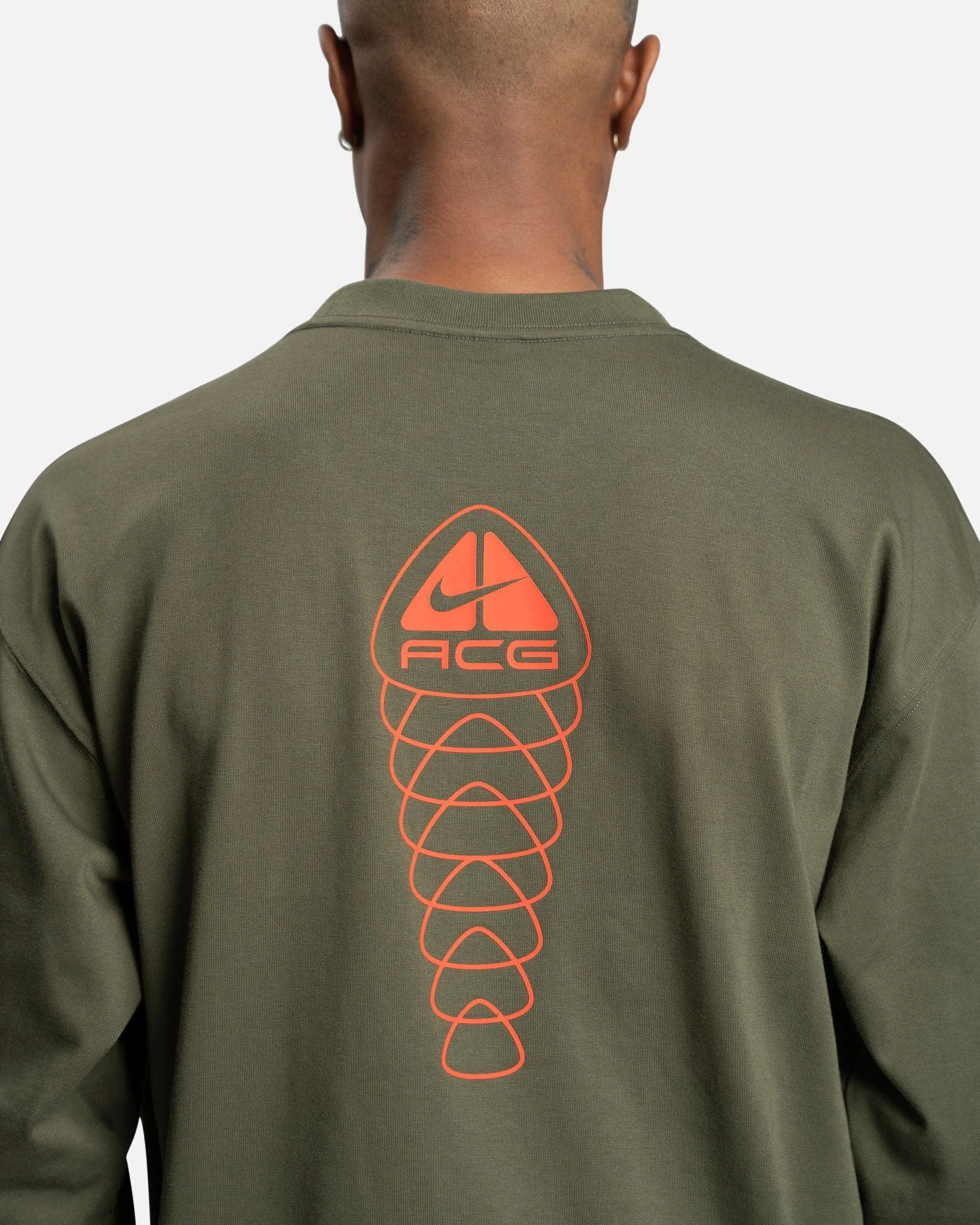 Nike ACG Lungs Long Sleeve T-Shirt in Cargo Khaki