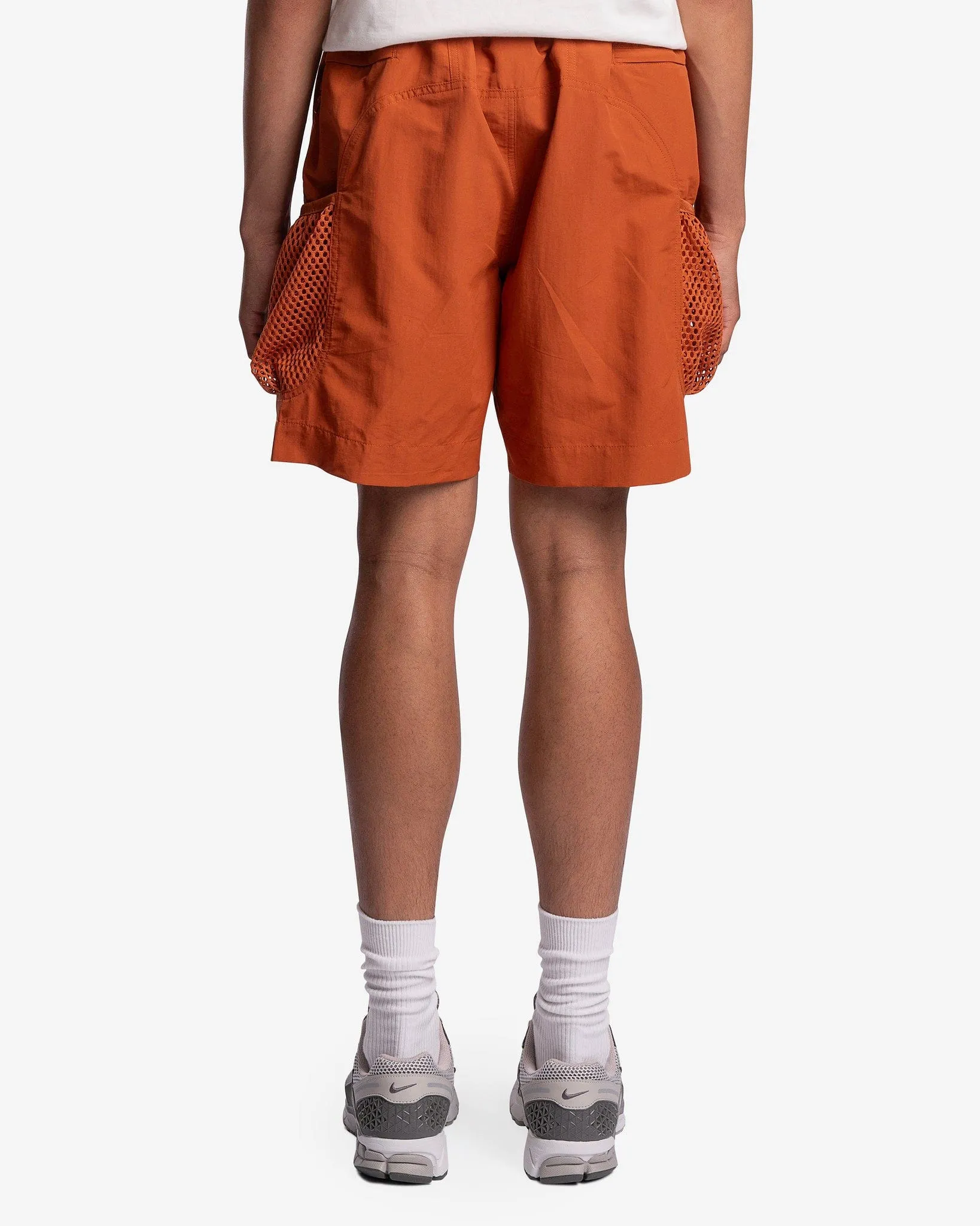 Nike ACG Snowgrass Cargo Shorts in Dark Russet