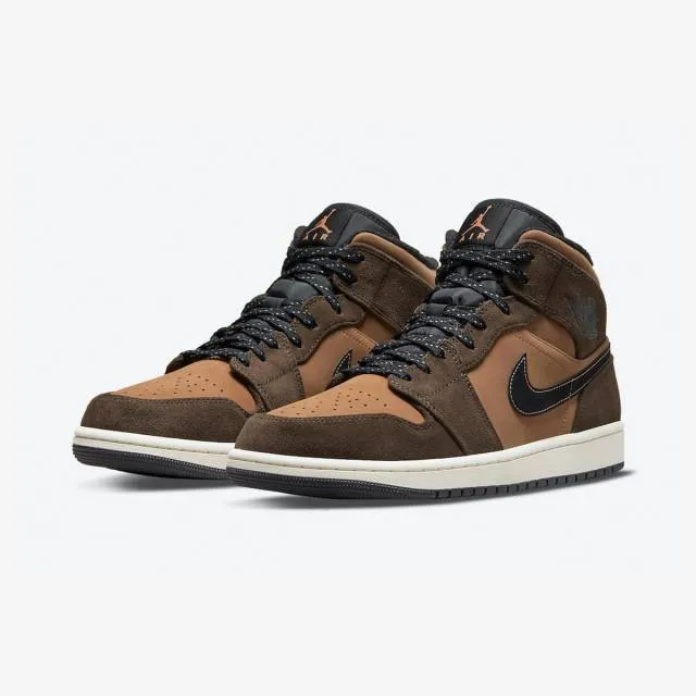 Nike Air Jordan 1 Mid SE (Dark Chocolate/ Archaeo Brown/...