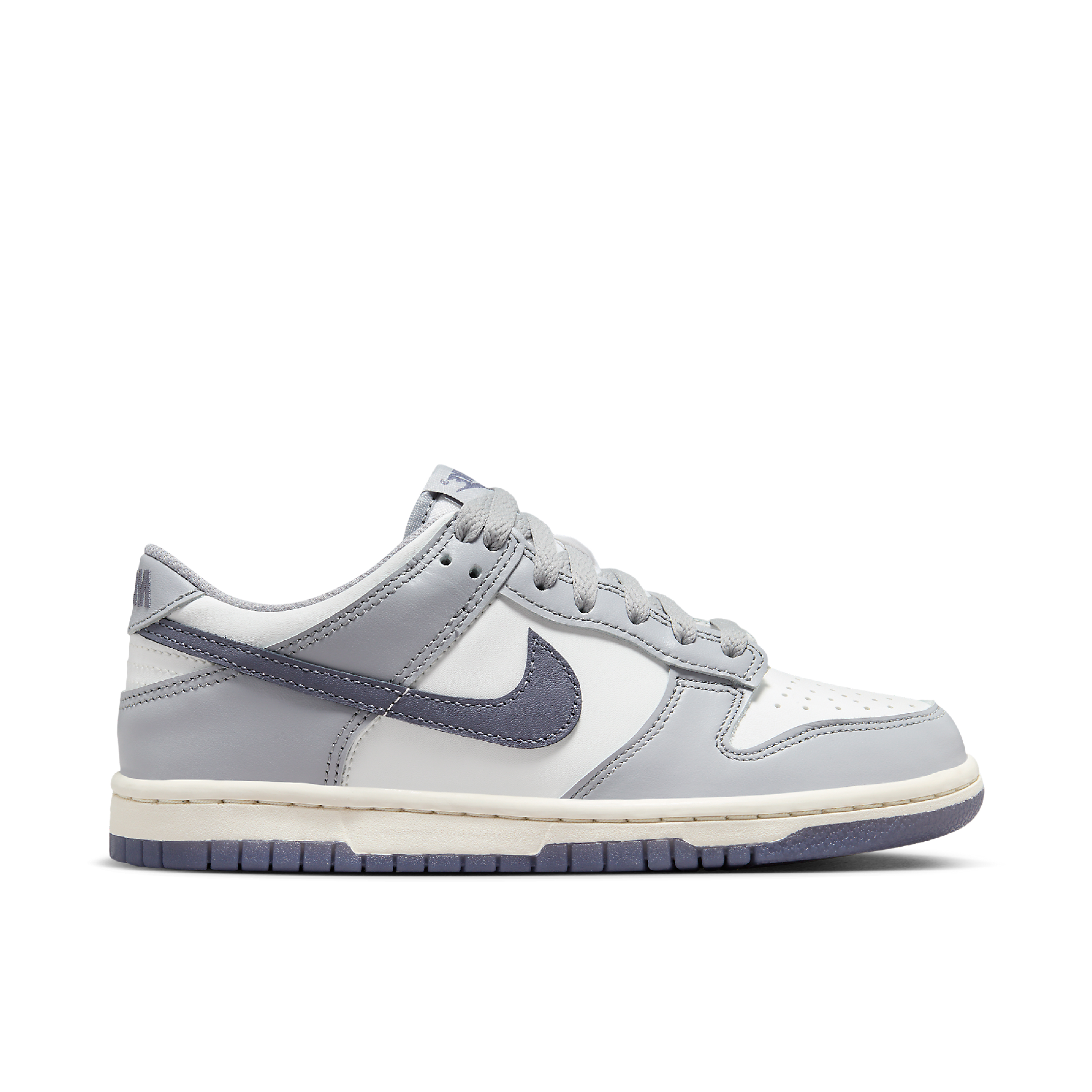 Nike Dunk Low Platinum Tint Light Carbon GS | FB9109-101 | Laced