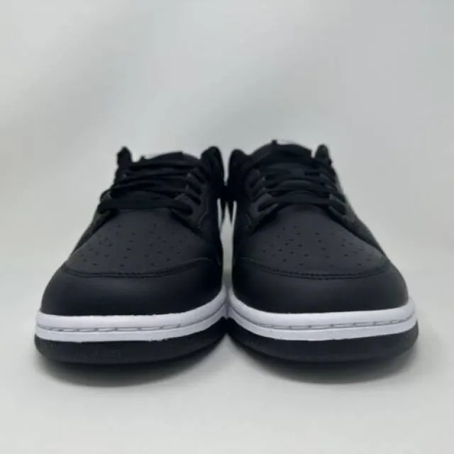 Nike Dunk Low Retro Black Panda 2.0 White Leather Men's ...