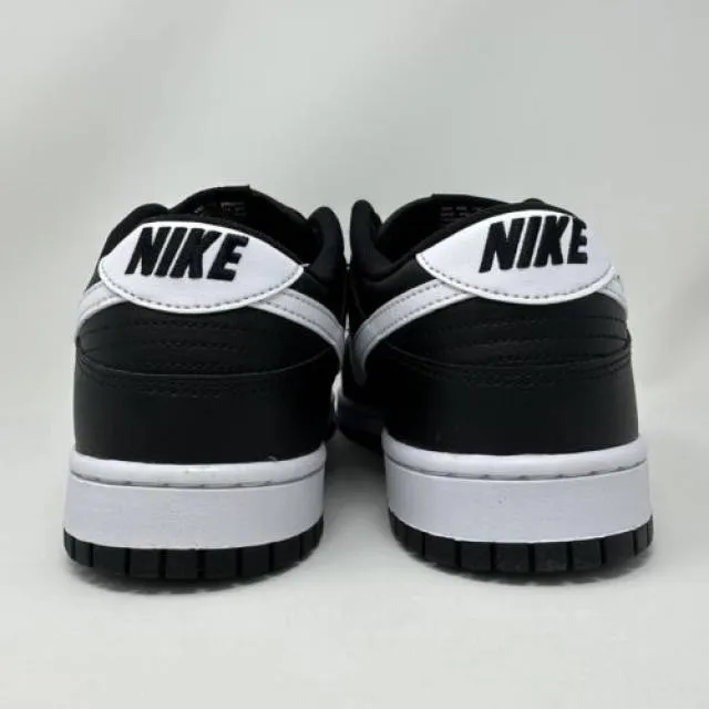 Nike Dunk Low Retro Black Panda 2.0 White Leather Men's ...