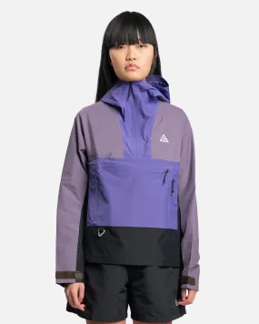 Nike Women's ACG Cascade Rain Jacket in Dark Iris