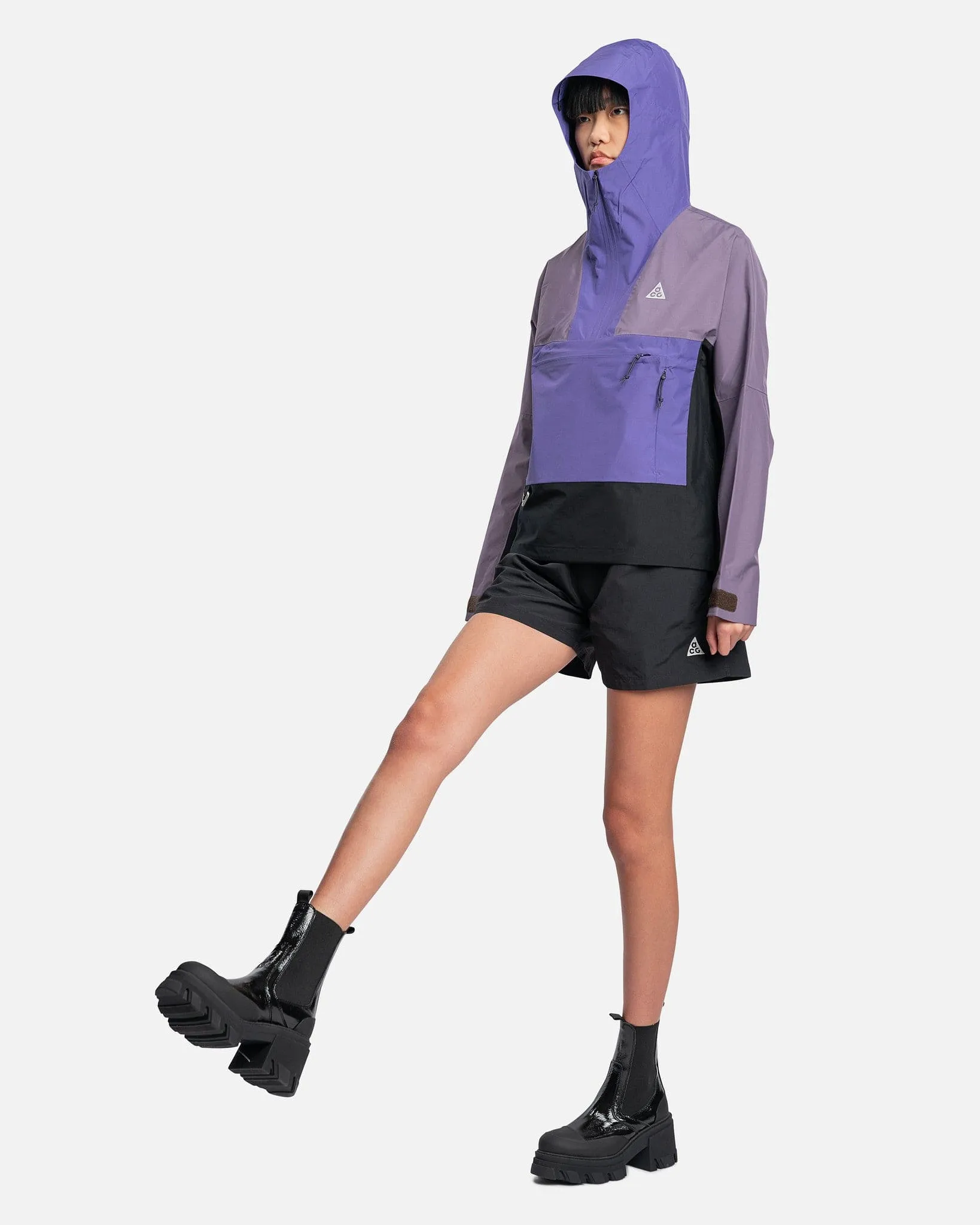 Nike Women's ACG Cascade Rain Jacket in Dark Iris