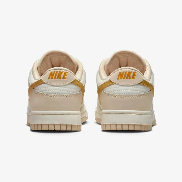 Nike Women's Dunk Low (Gold Swoosh/ Tan White Phantom/ M...