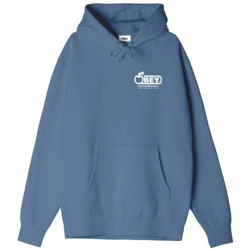 OBEY Sound & Resistance Hoodie Coronet Blue