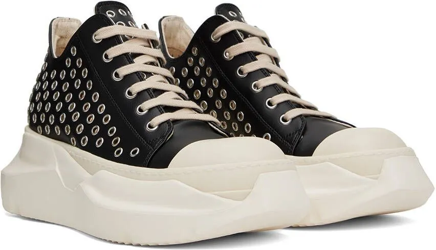 Rick Owens DRKSHDW Black Edfu Abstract Sneakers