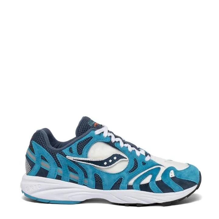 Saucony Grid Azura 2000 Trainers Denim / Capri / White