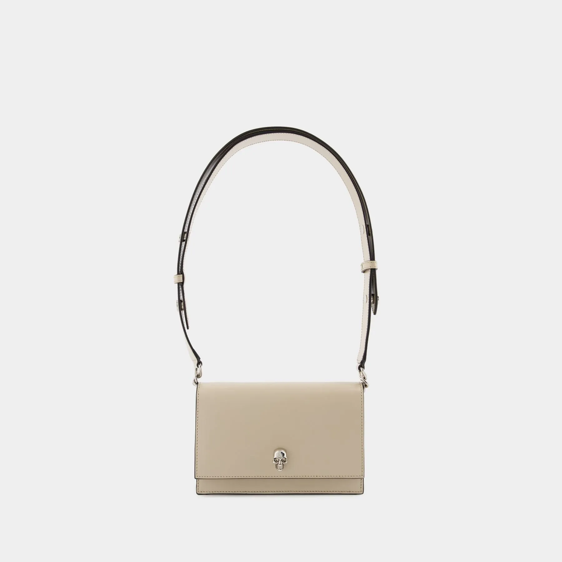 Small Skull Crossbody - Alexander McQueen - Leather - Camel