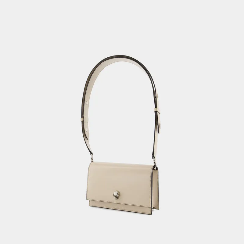 Small Skull Crossbody - Alexander McQueen - Leather - Camel