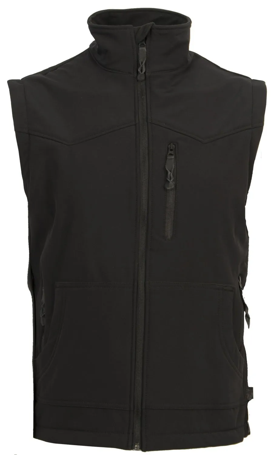 STS Ranchwear Youth Boys Barrier Vest Black Polyester Softshell Vest