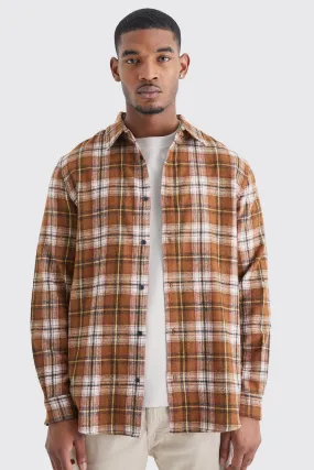 Tall Long Sleeve Flannel Shirt Jacket