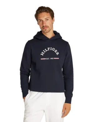 Tommy hilfiger  Cotton fleece-blend hoodie - Blue