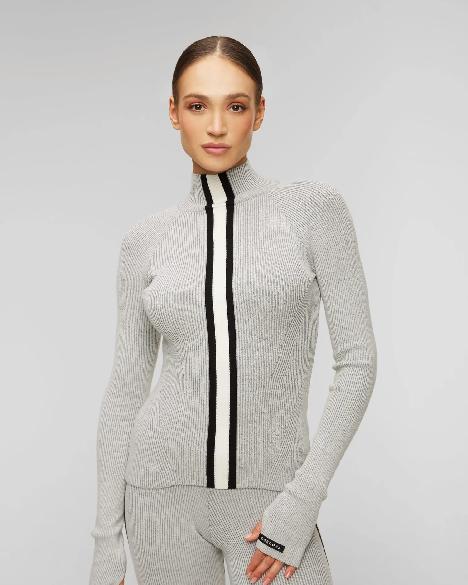 Turtleneck Cordova Soelden 23SLDNT08-grey-melange