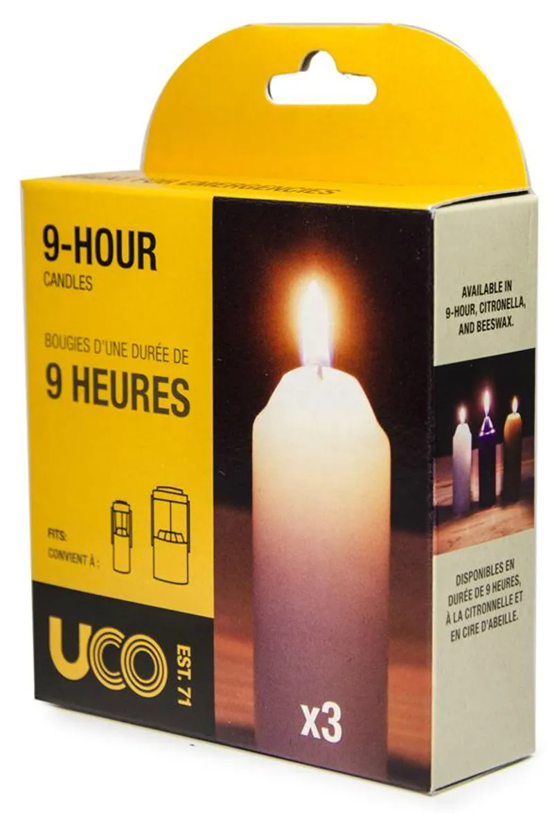 UCO 9-Hour Candles - 3 Pack