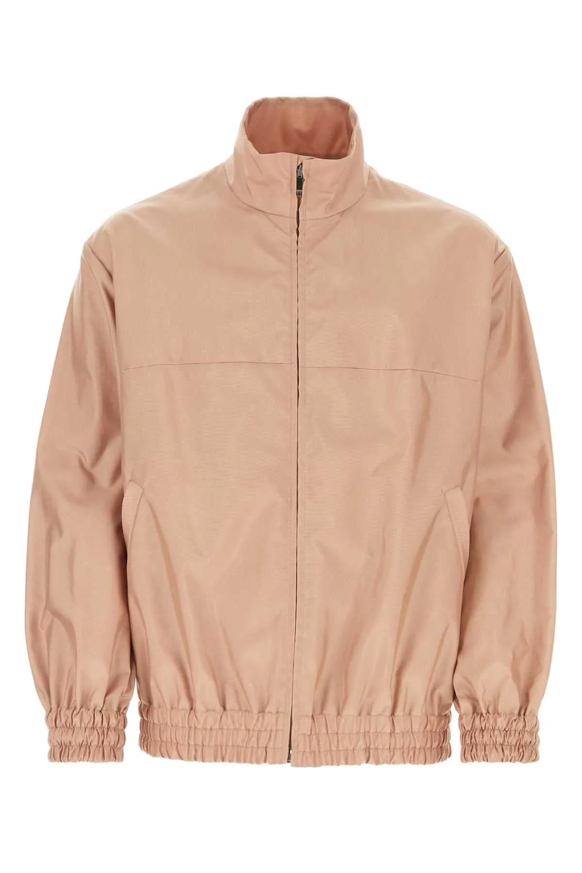 Valentino Garavani Powder Pink Nylon Oversize Windbreaker