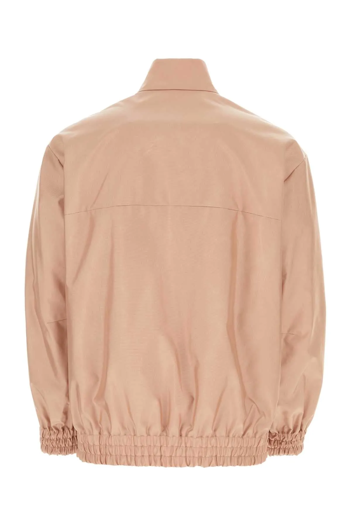 Valentino Garavani Powder Pink Nylon Oversize Windbreaker