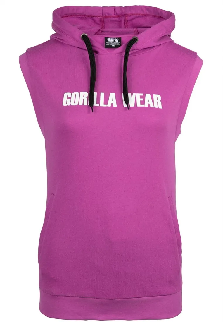 Virginia Sleeveless Hoodie - Fuchsia - M Gorilla Wear