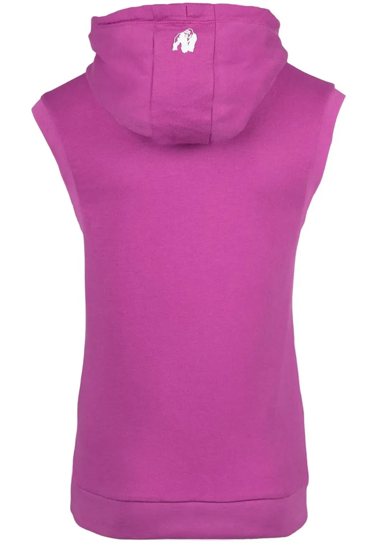 Virginia Sleeveless Hoodie - Fuchsia - M Gorilla Wear