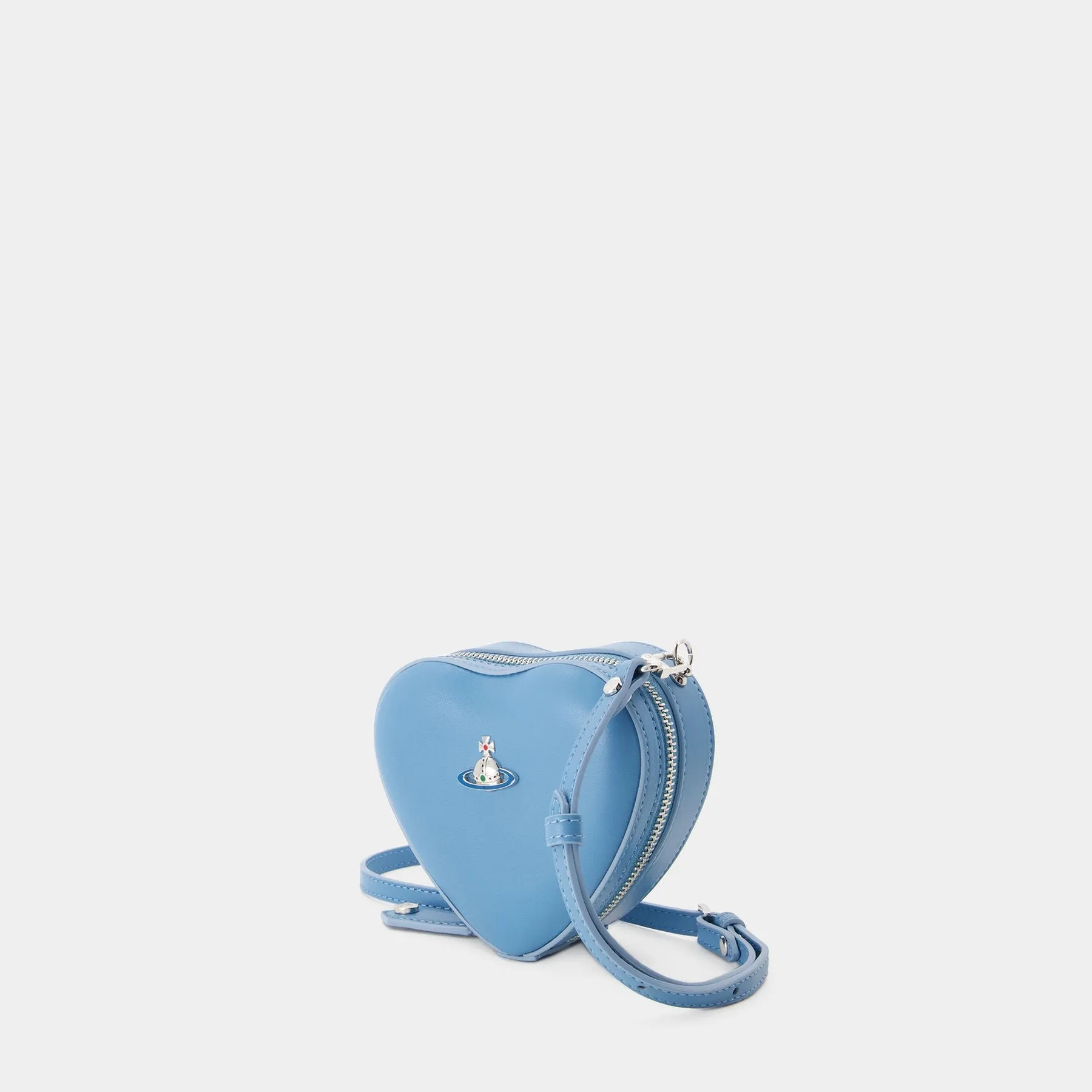 Vivienne Westwood  Mini Heart Crossbody - Vivienne Westwood - Leather - Blue