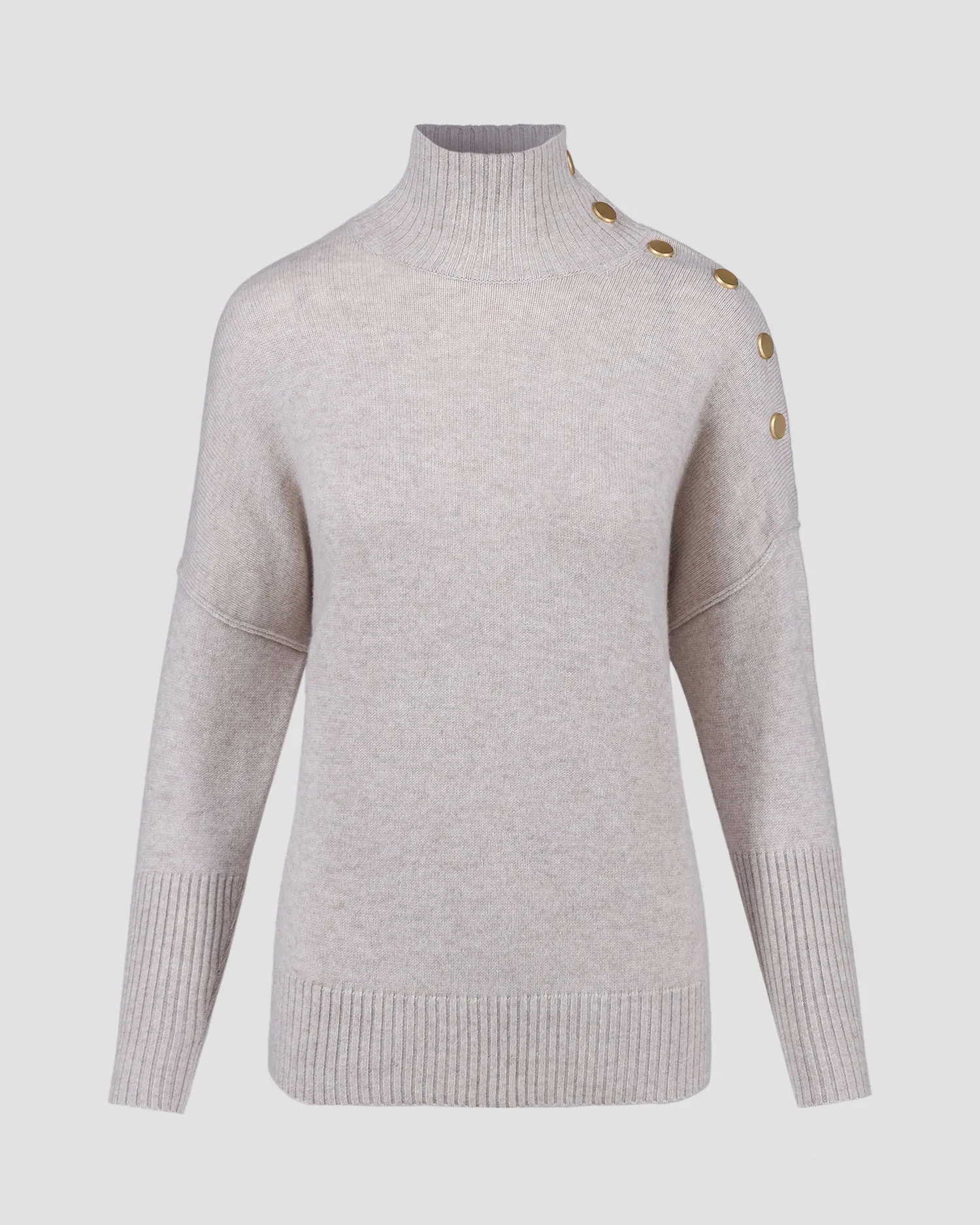 Women's beige turtleneck Kujten Pinko F2235-2238