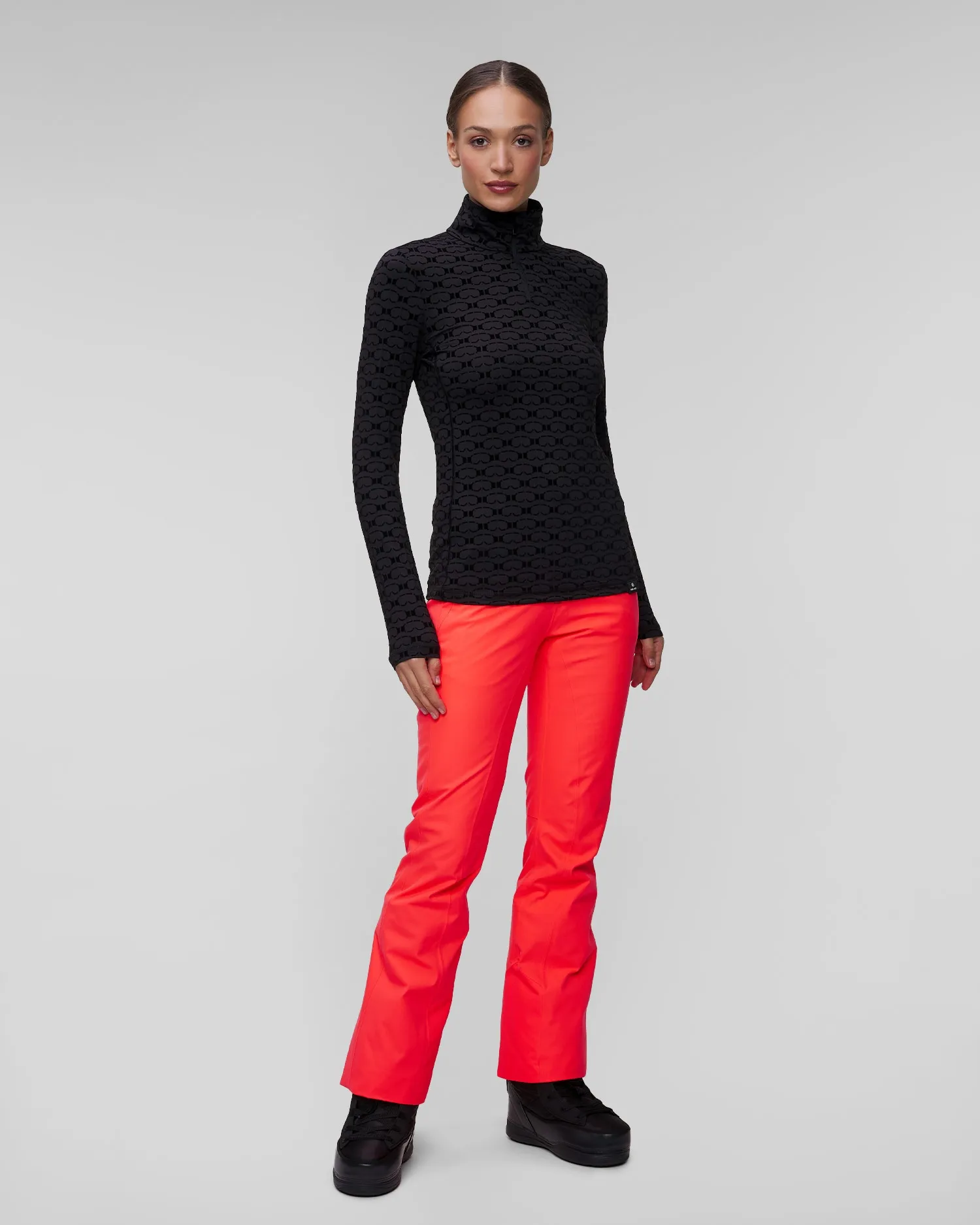 Women's black ski turtleneck BOGNER FIRE+ICE Margo2 54588573-26