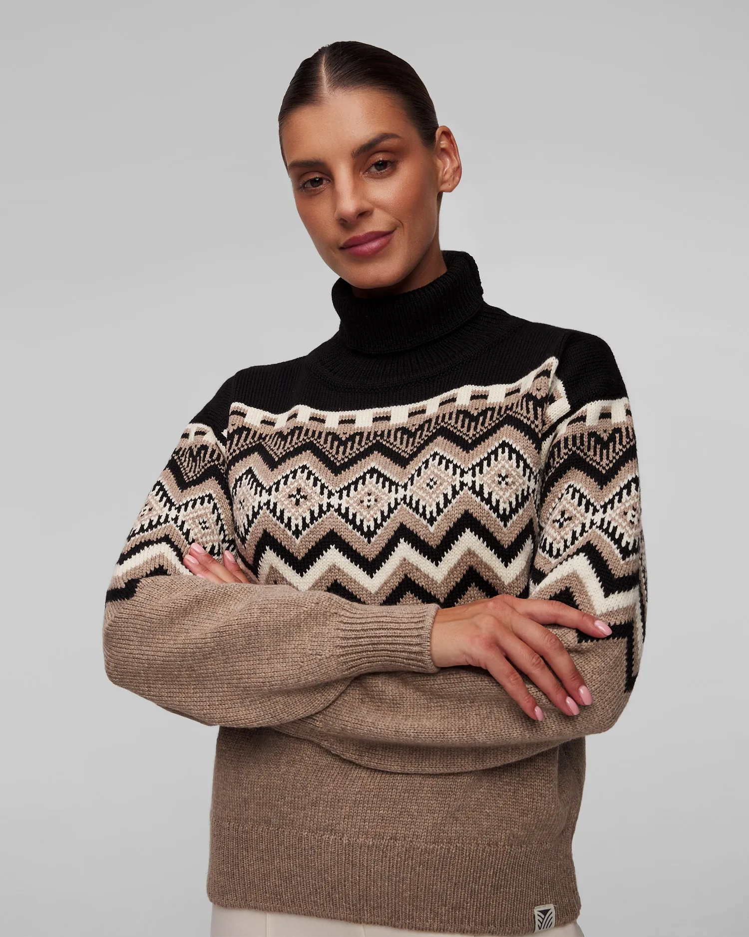 Women's woolen turtleneck Dale of Norway Randaberg 95761-p00