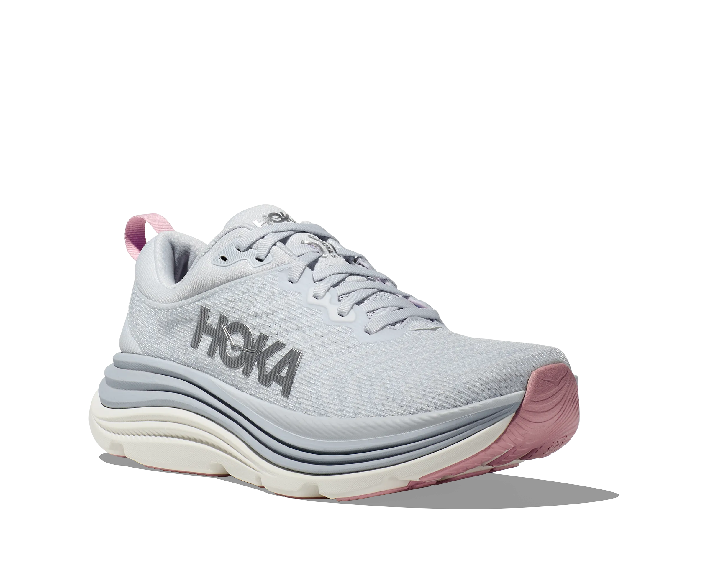 Women's Hoka Gaviota 5 Color: Sea Ice / Pink Twilight (WIDE WIDTH)